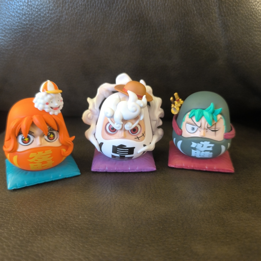 Anime Character Figurine Set - Multicolor